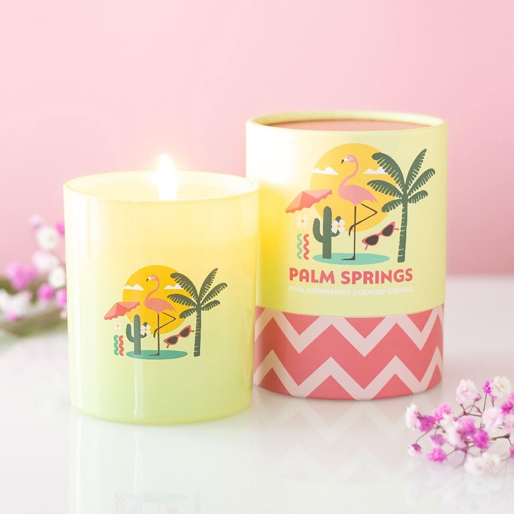 Something Different - Palm Springs Pink Grapefruit Bougie Parfumée - Multicolore